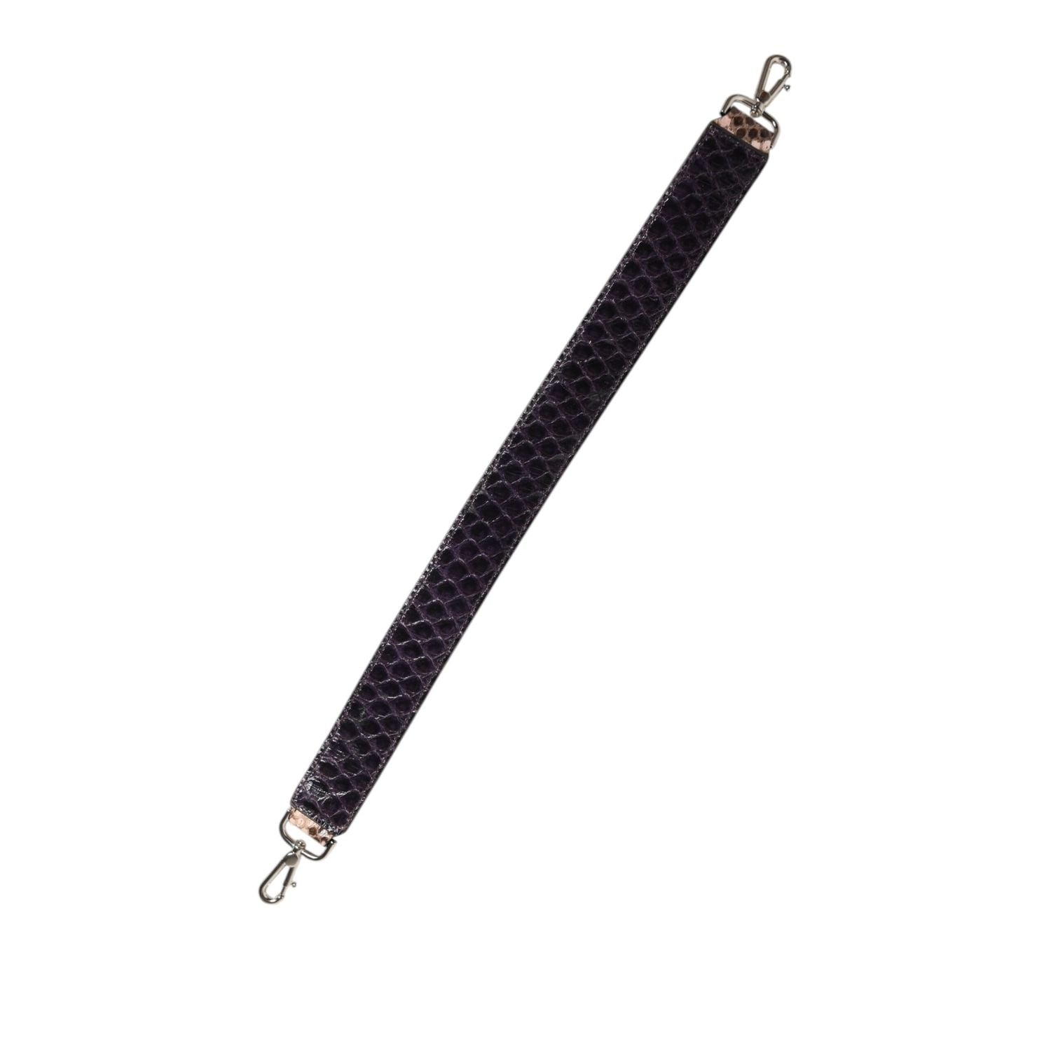 Dolce & Gabbana Brown Exotic Leather Handbag Accessory Shoulder Strap