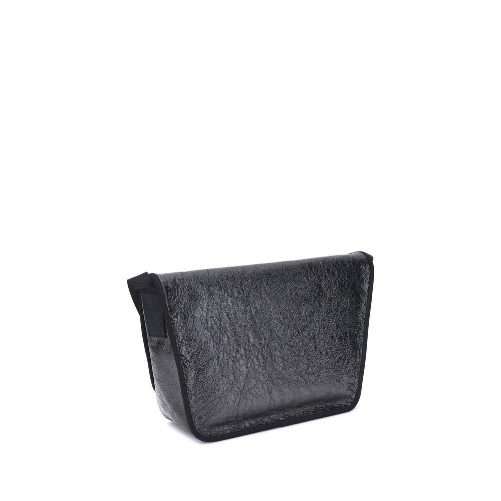 Balenciaga Black Calf Leather Bos Taurus Shoulder Bag Balenciaga