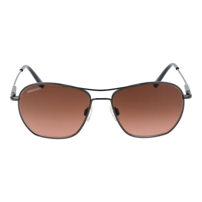 Serengeti Gray Metal Sunglasses Serengeti