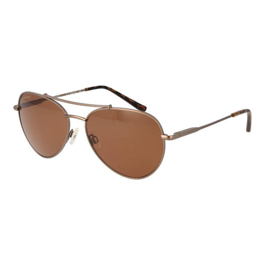 Serengeti Brown Metal Sunglasses Serengeti