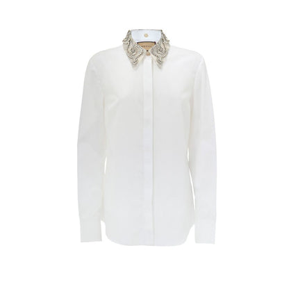 Gucci White Cotton Dress Shirt Gucci