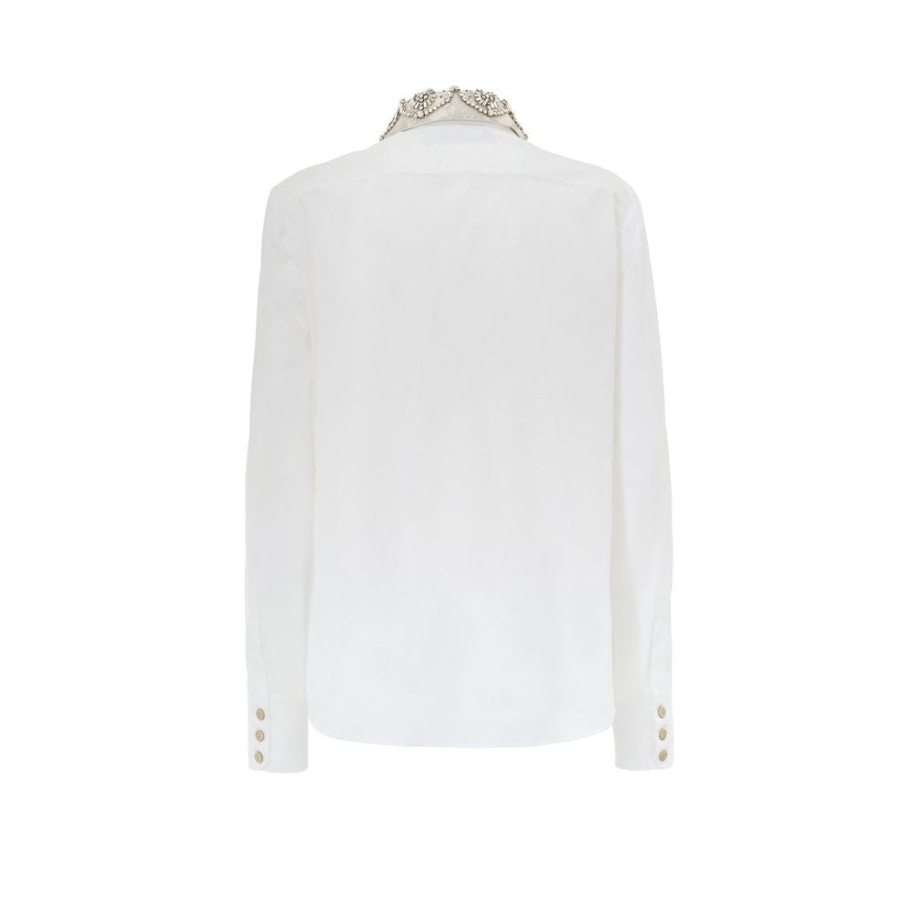 Gucci White Cotton Dress Shirt Gucci