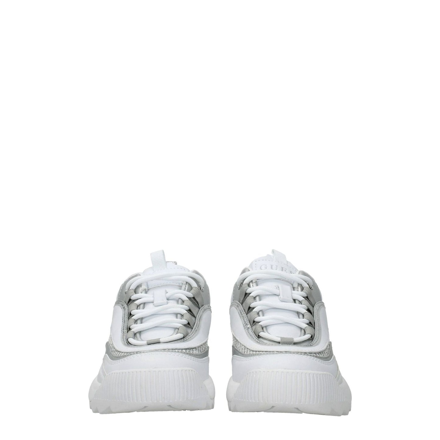 Guess White Polyethylene Chunky Sneakers