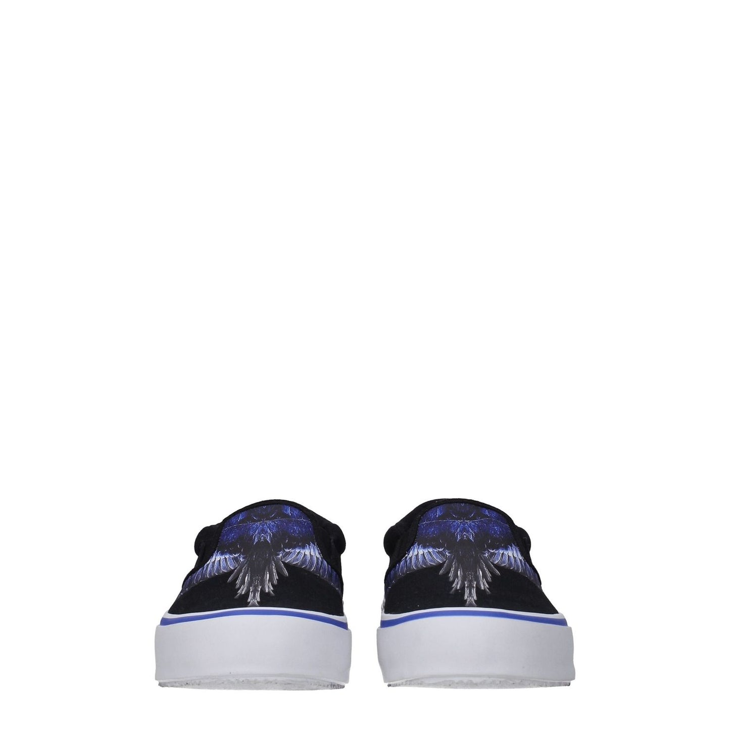Marcelo Burlon Black Fabric Slip-On Loafers Marcelo Burlon