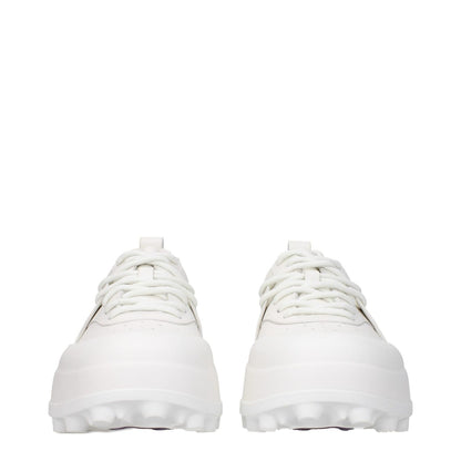 Jil Sander White Leather Sneakers 1728,75667636384,EU41/US8,EU44/US11,EU45/US12,Jil Sander,Men,New with tags,Shoes,Sneakers - Shoes,White