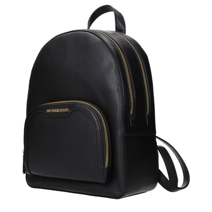 Michael Kors Black Leather Backpack