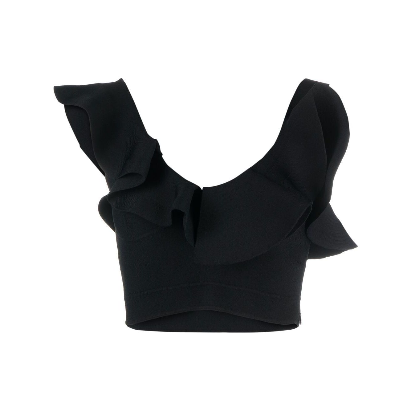 Alexander McQueen Top Black Topwear Alexander Mcqueen