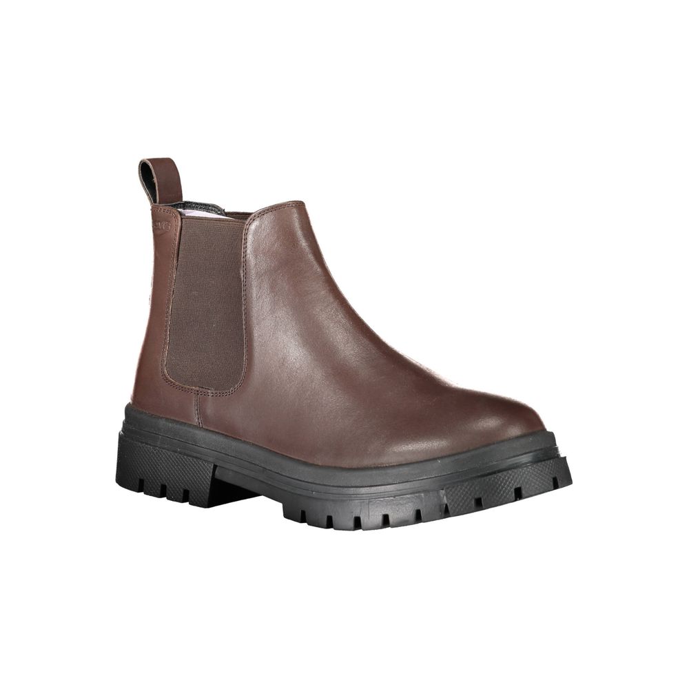Levi's Marrone Leather Men Ankle Boot