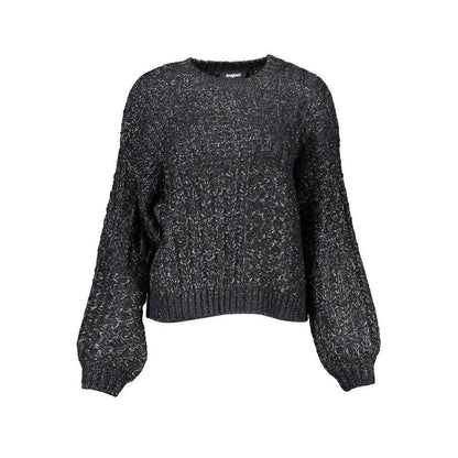 Desigual Black Acrylic Women Sweater 1728,67403481248,Black,Clothing,Desigual,L,New with tags,S,Sweaters - Clothing,Sweaters - Women - Clothing,Sweatshirts - Sweaters - Clothing,Women,Women - Clothing,XL