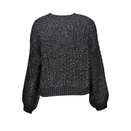 Desigual Black Acrylic Women Sweater 1728,67403481248,Black,Clothing,Desigual,L,New with tags,S,Sweaters - Clothing,Sweaters - Women - Clothing,Sweatshirts - Sweaters - Clothing,Women,Women - Clothing,XL