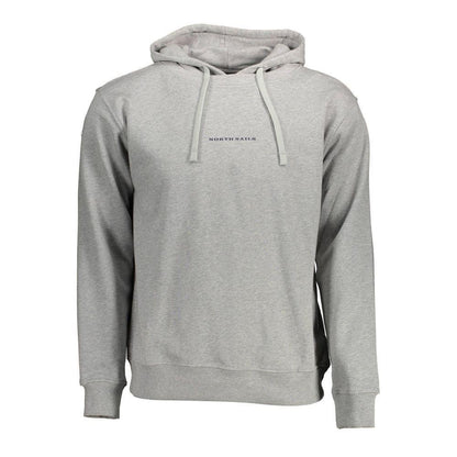 North Sails Grigio Cotton Men Sweatshirt