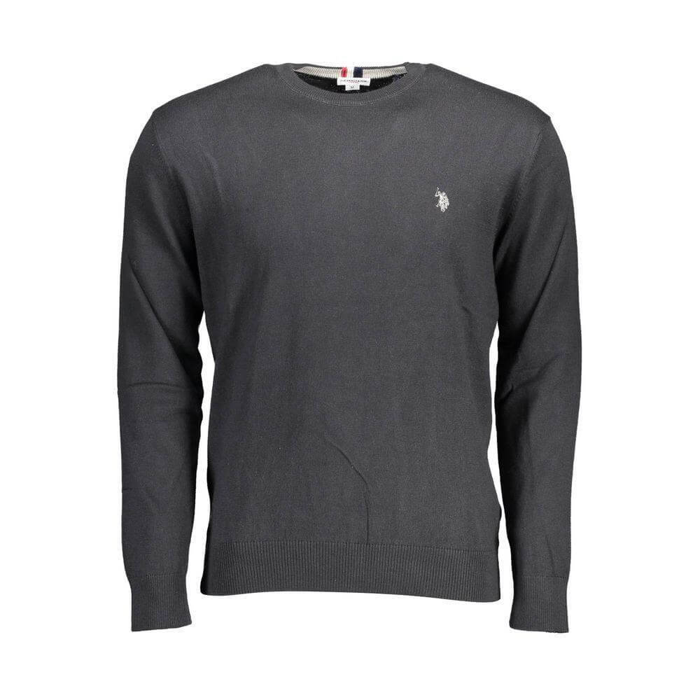 U.S. POLO ASSN. Black Cotton Sweatshirt