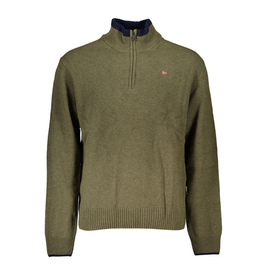 Napapijri Verde Tessuto Men Sweater