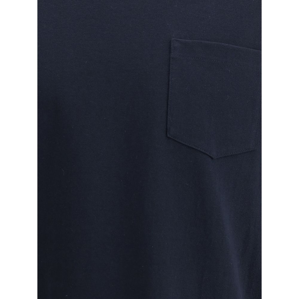 Sacai Black Cotton T-Shirt Sacai