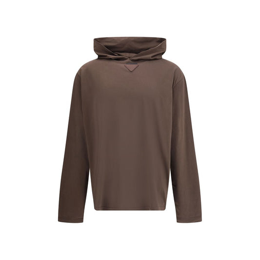 Prada Brown Cotton Sweatshirt