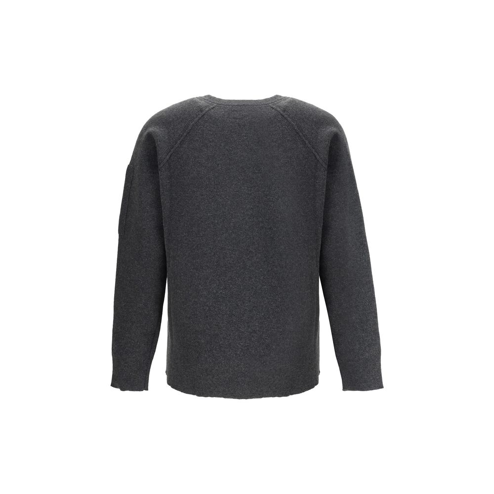 C.P. Company Gray Wool Sweatshirt C.P. Company