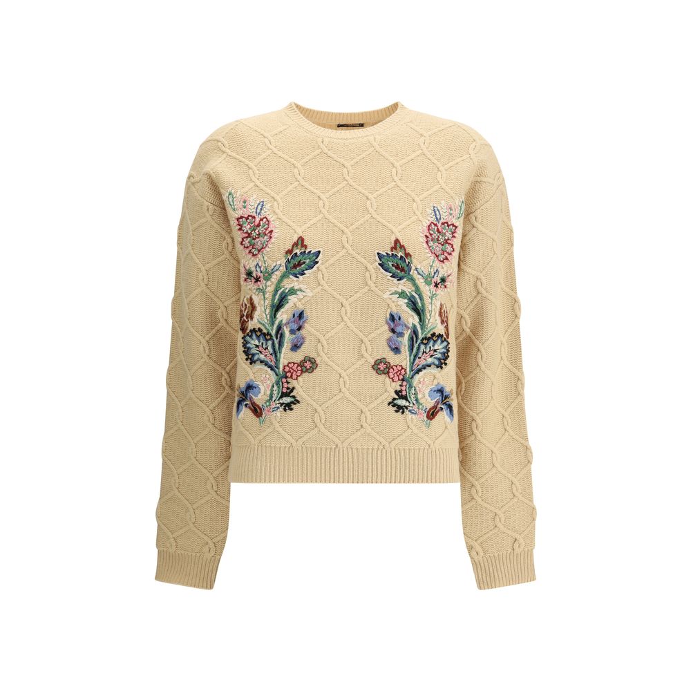 Etro Beige Wool Sweatshirt