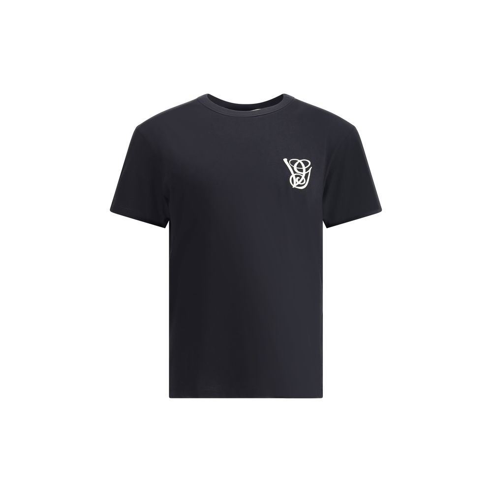 Valentino Black Cotton T-Shirt Valentino
