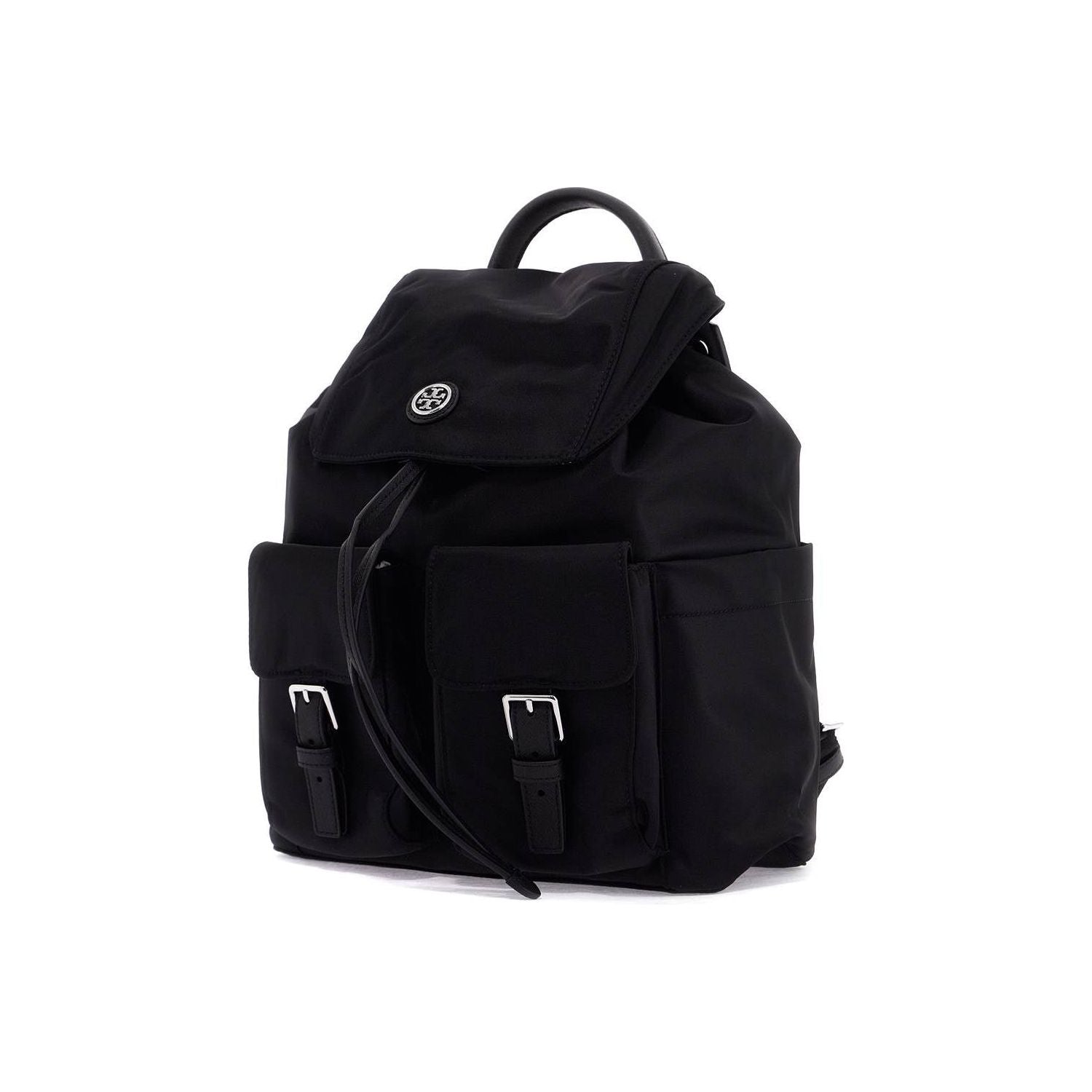 Front view with bag zipped and handles upright.