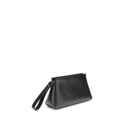 Givenchy Black Calf Leather Bos Taurus Clutch Bag
