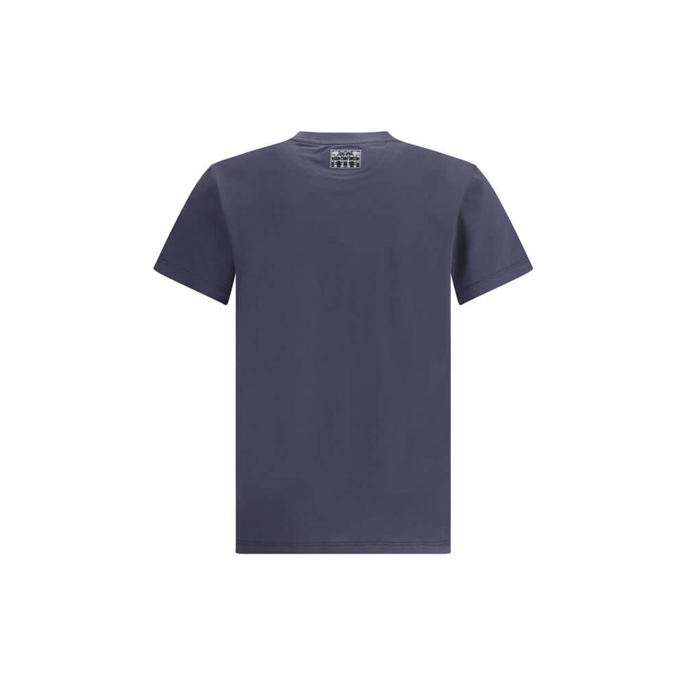 Fendi Blue Cotton T-Shirt Fendi