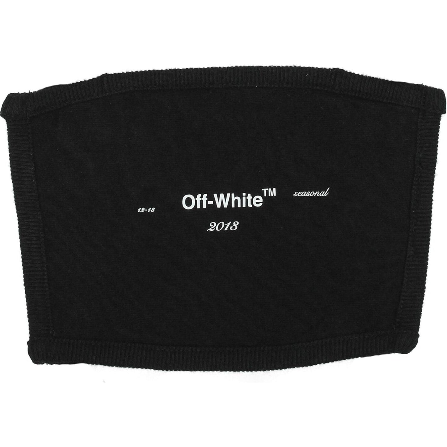 Off-White Black Cotton Facemask 1728,75667636384,Accessories,Black,Facemasks - Other Accessories - Accessories,Men,Men - Accessories,New with tags,Off-White,Other - Men - Accessories,Other Accessories - Accessories