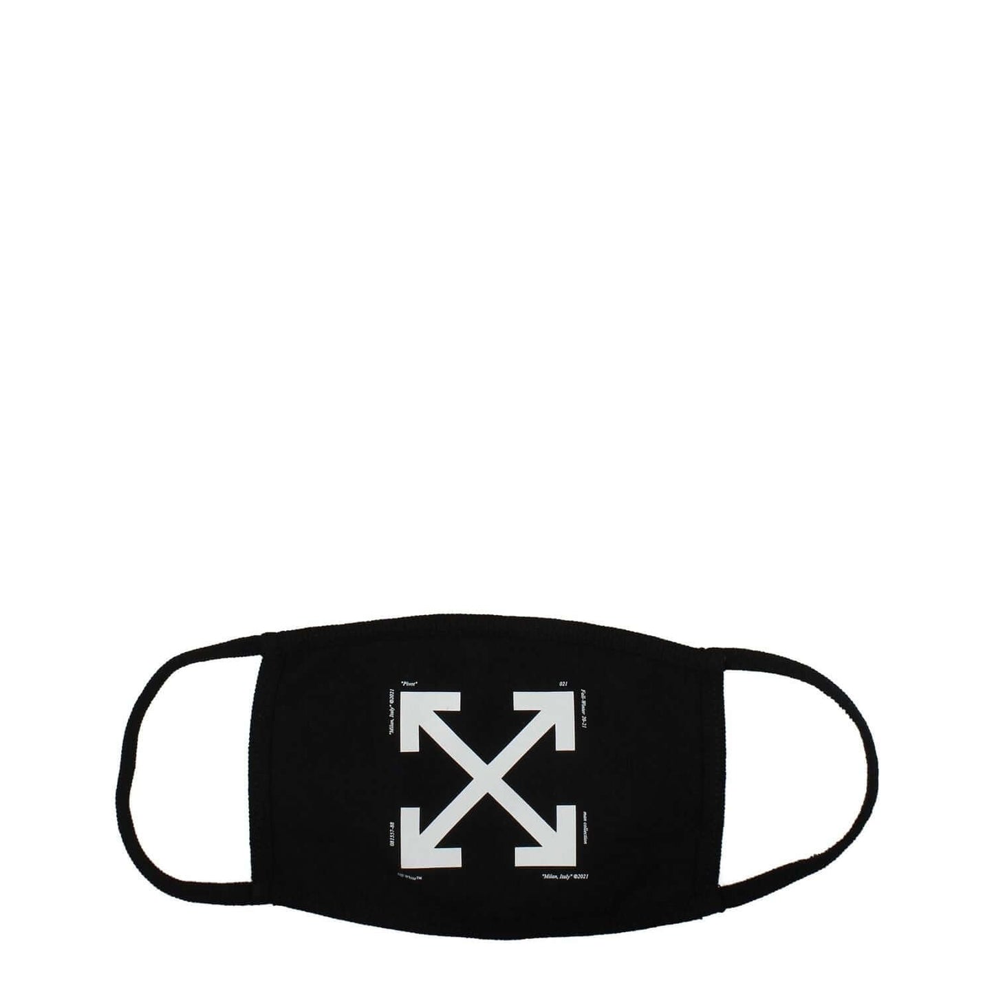 Off-White Black Cotton Facemask 1728,75667636384,Accessories,Black,Facemasks - Other Accessories - Accessories,Men,New with tags,Off-White,Other Accessories - Accessories