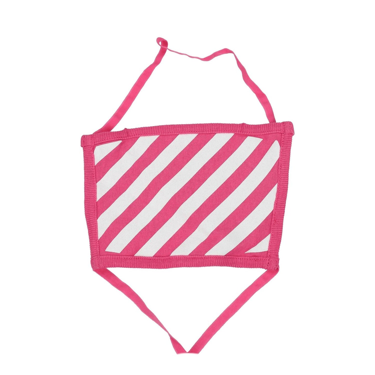 Off-White Pink Cotton Facemask