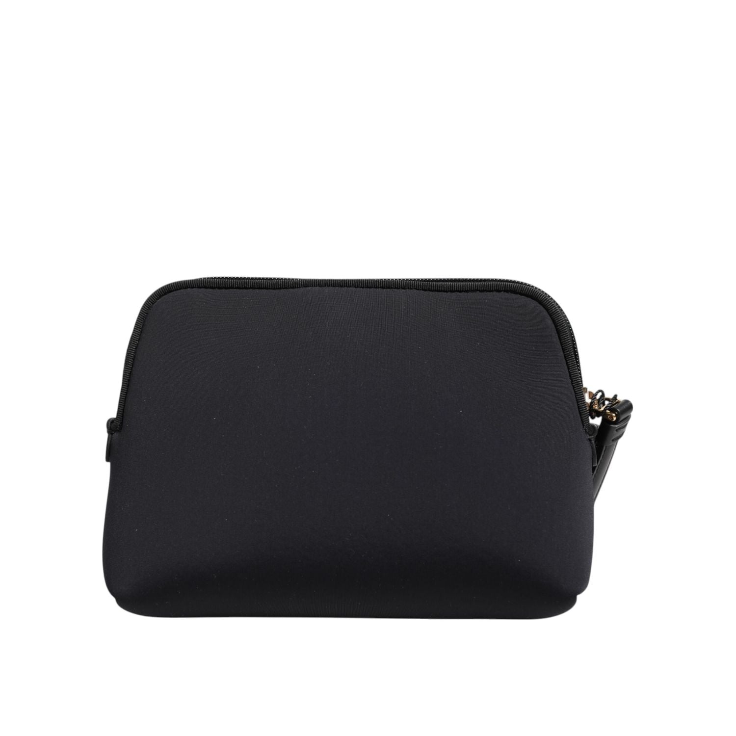 Dolce & Gabbana Black Solid Nylon DG LogoPrint Clutch Zip Borse Pouch Bag