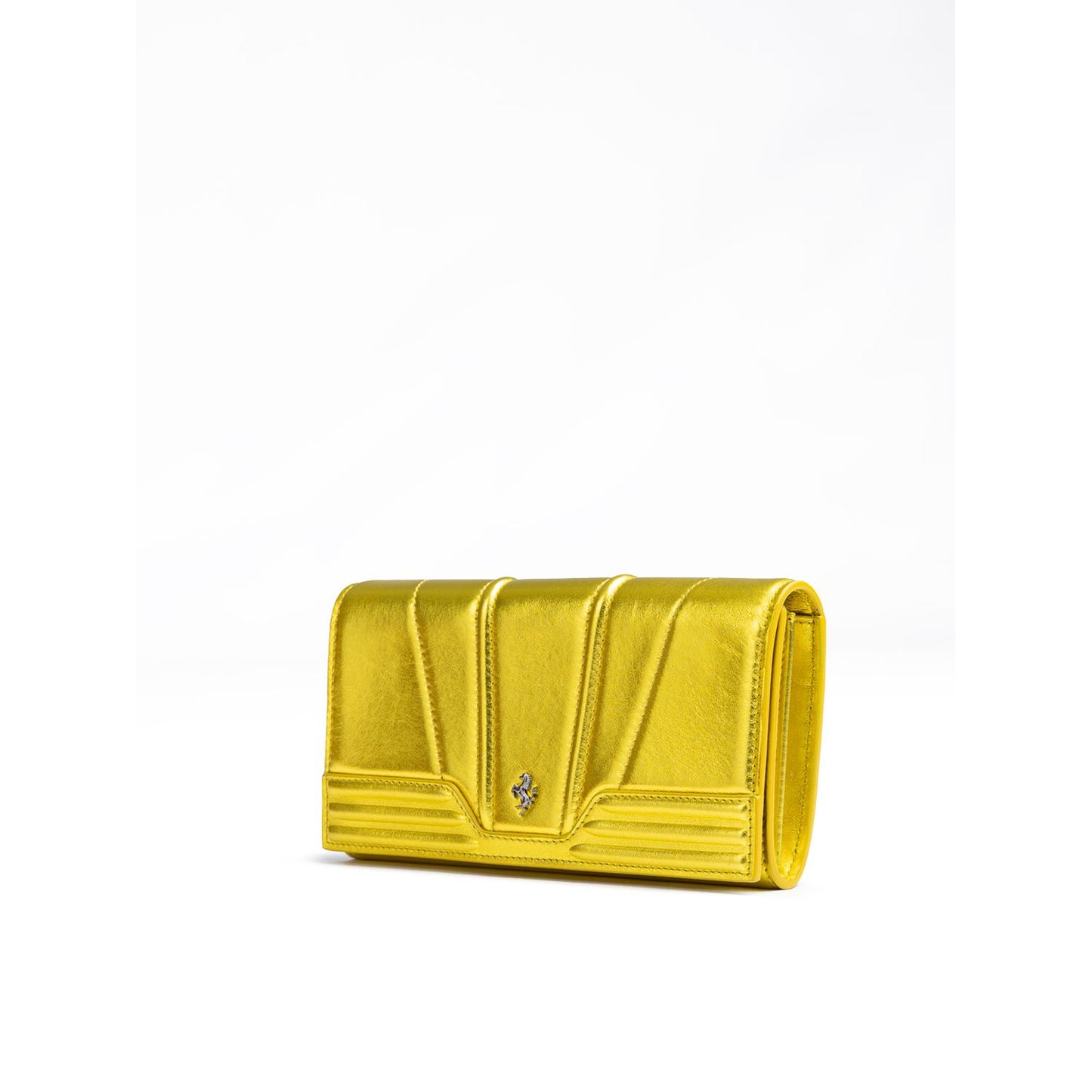 Ferrari Metal Yellow GT patent leather purse Ferrari