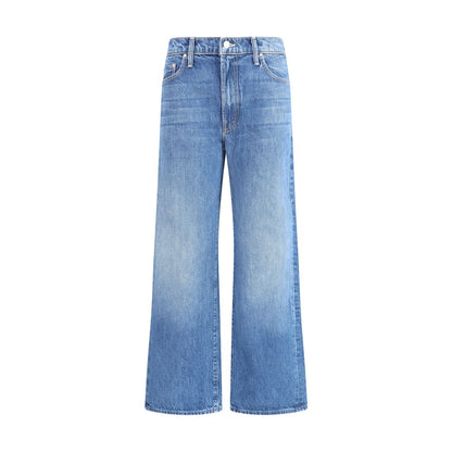 Mother Denim Blue Cotton Cropped Jeans Mother Denim