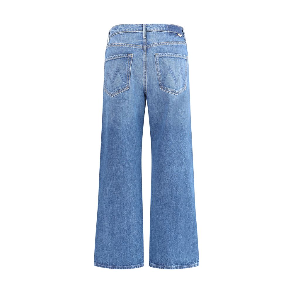 Mother Denim Blue Cotton Cropped Jeans Mother Denim