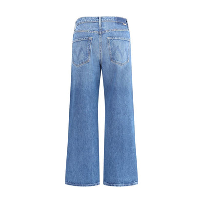 Mother Denim Blue Cotton Cropped Jeans Mother Denim