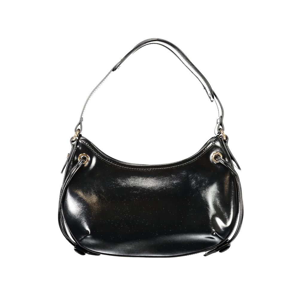 Twinset Black Polyurethane Women Hobo Bag
