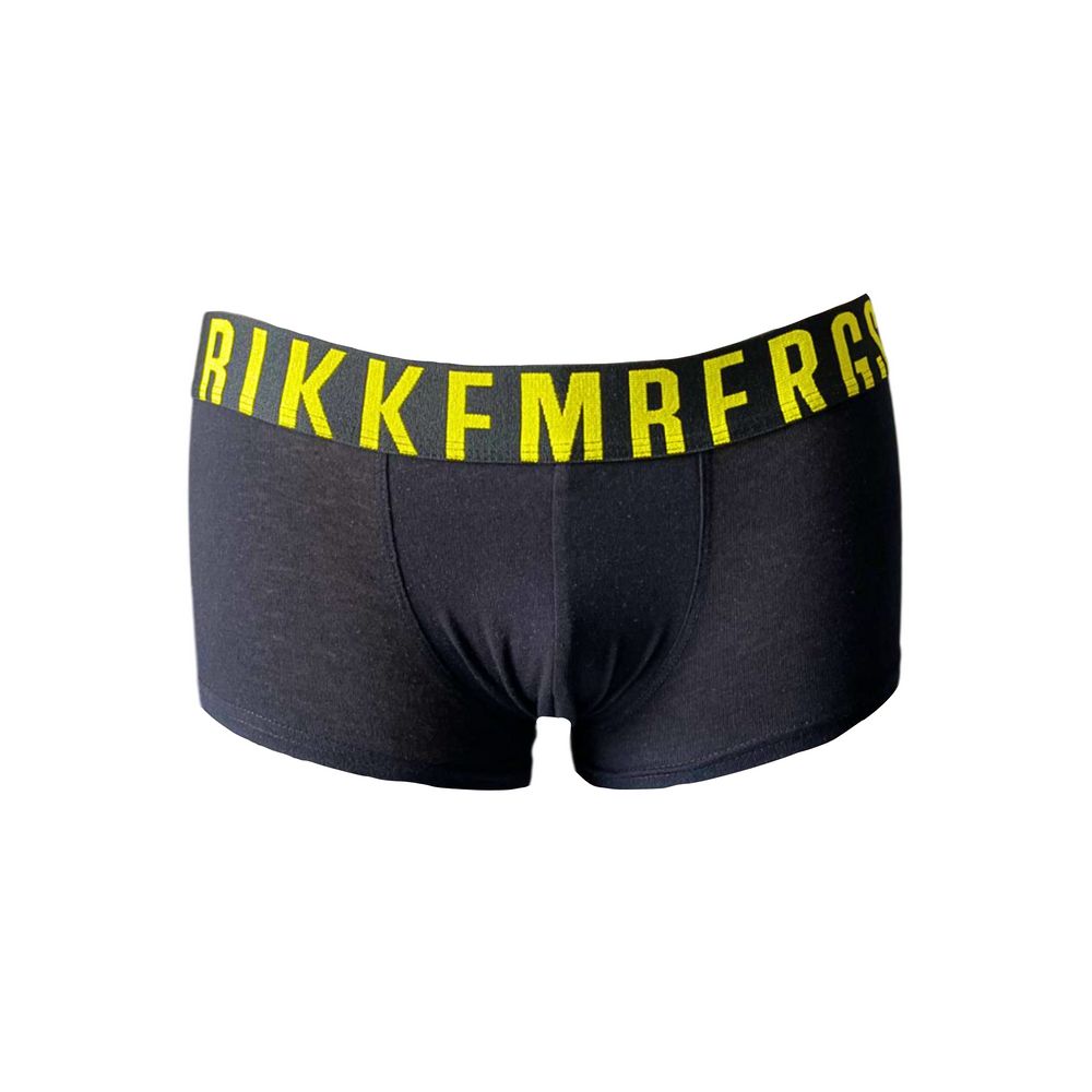 Bikkembergs Black Cotton Men Boxer Bikkembergs