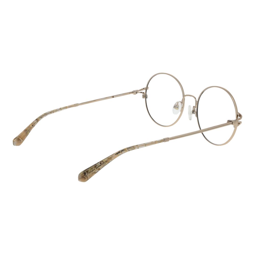 Christian Lacroix Beige Metal Glasses (Frames) Christian Lacroix