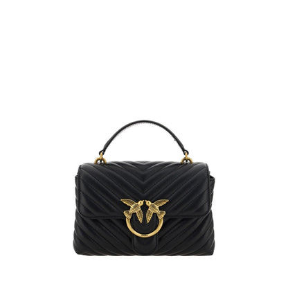 PINKO Black Calf Leather Bos Taurus Wallet