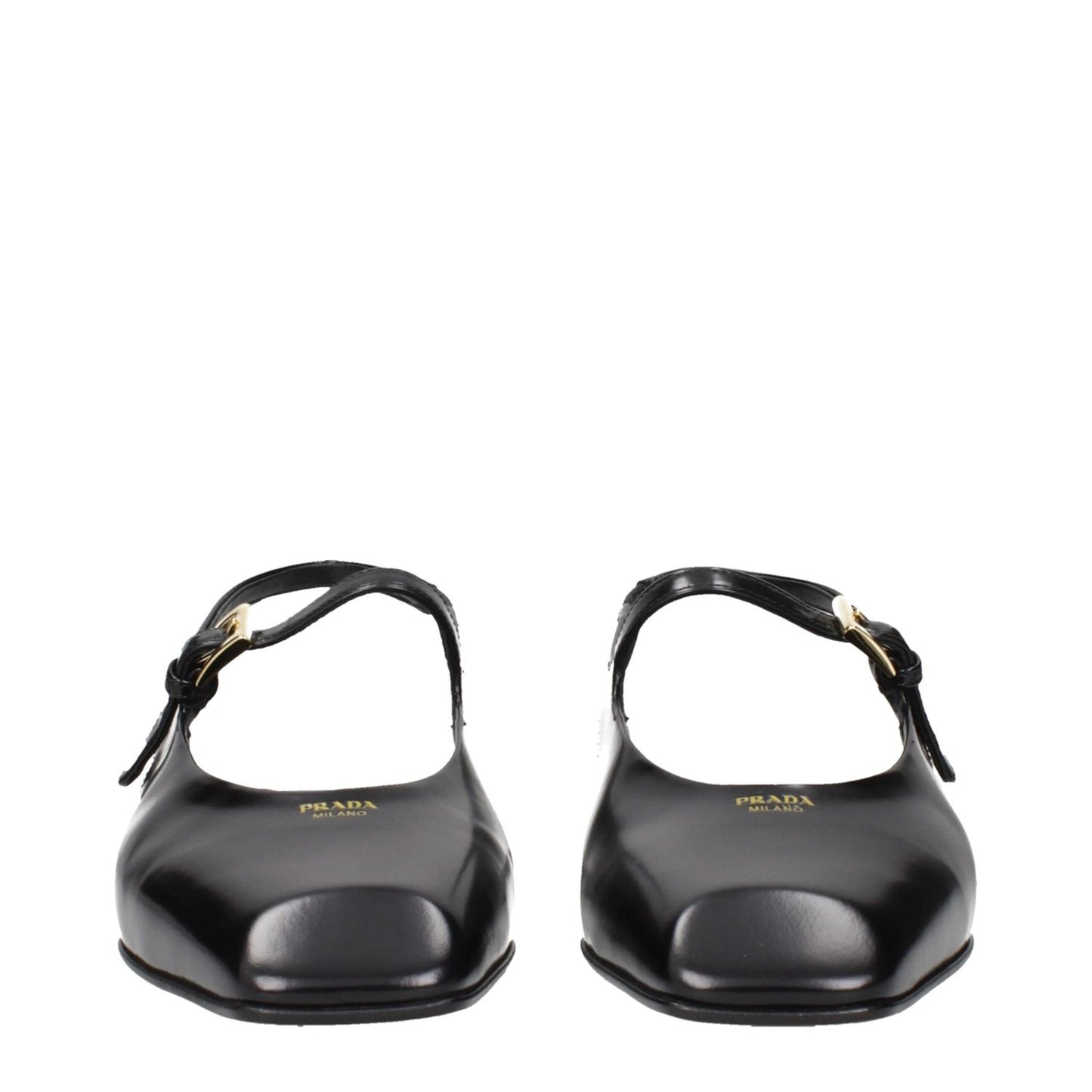 Prada Black Leather Flat Sandals 1728,75667636384,Black,EU36.5/US6.5,EU40/US10,Flat - Sandals - Shoes,New with tags,Prada,Sandals - Shoes,Shoes,Women