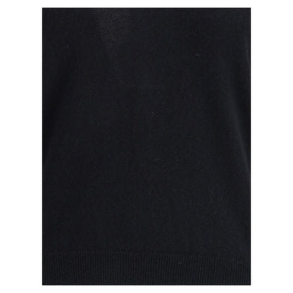 Allude Black Cashmere Cashmere Sweater