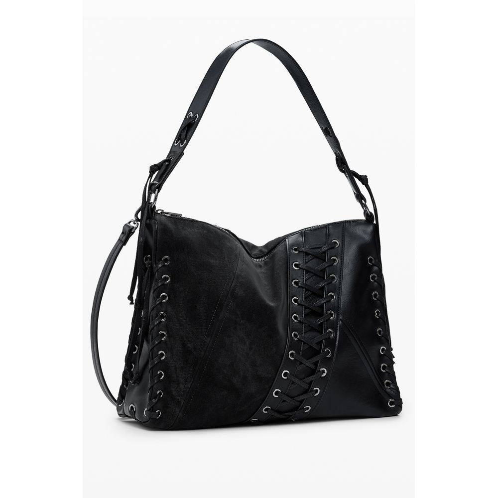 Desigual Nero Polyurethane Women Handbag