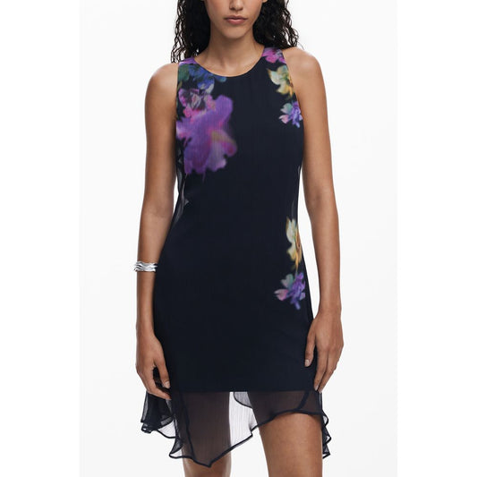 Desigual Black Polyester Women Dress