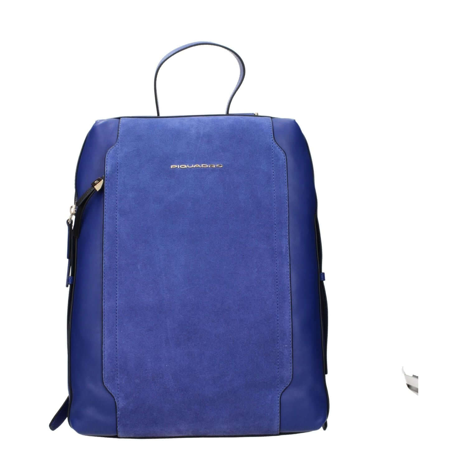 Piquadro Blue Leather Backpack