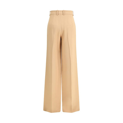 Ermanno Scervino Beige Viscose Casual Pants