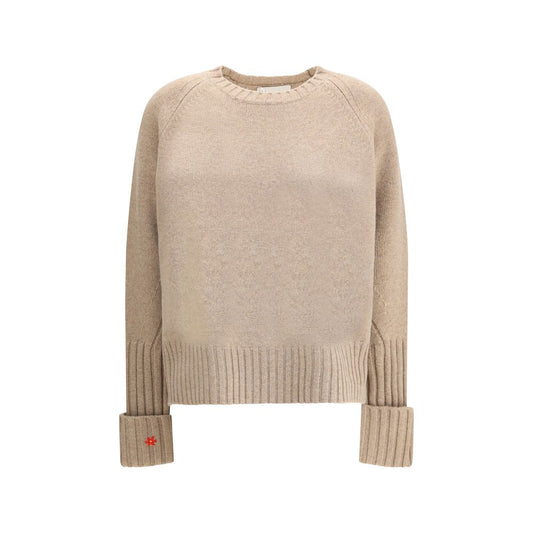 Tory Burch Beige Merino Wool Sweatshirt