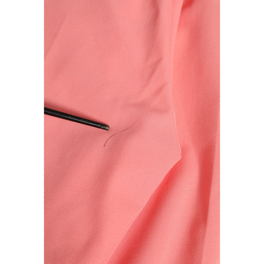 Dolce & Gabbana Pink High Waist Dress Tapered Trouser Pants