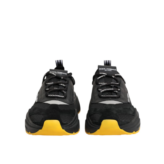 Dolce & Gabbana Black Daymaster Low Top Men Sneakers Shoes