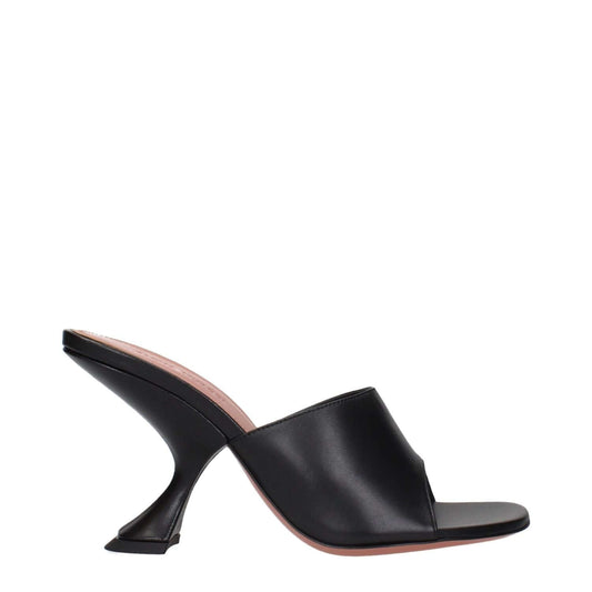 Amina Muaddi Black Leather Stiletto Heel Sandals 1728,75667636384,Amina Muaddi,Black,EU36.5/US6.5,EU36/US6,EU37.5/US7.5,EU37/US7,EU38.5/US8.5,EU38/US8,EU40/US10,New with tags,Sandals - Shoes,Shoes,Stiletto Heels - Sandals - Shoes,Women