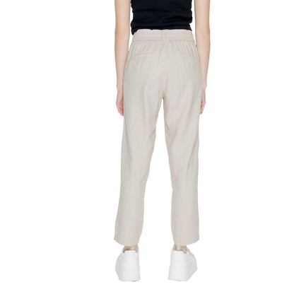 Only Beige Linen Casual Pants 1728,71956299936,Beige,Casual Pants - Pants - Clothing,Clothing,M/32,New with tags,Only,Pants - Clothing,Women