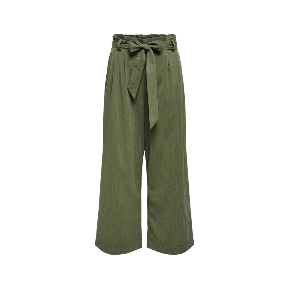 Only Green Viscose Casual Pants Only