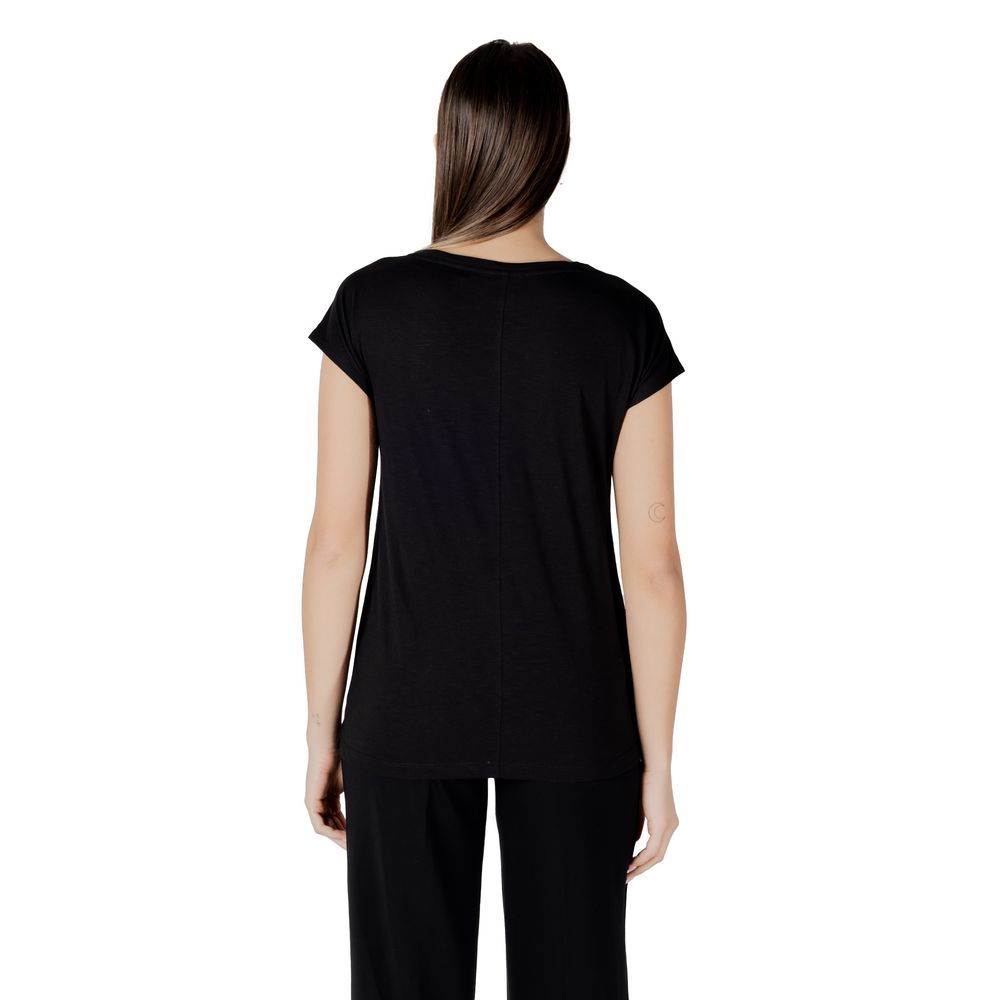 Street One Black Cotton T-Shirt